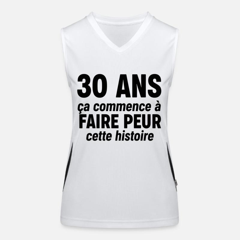 30 years Women's Functional Contrast Tank Top