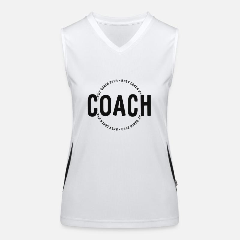 Best Coach Ever - Trainer - Training Funktionelles Kontrast-Tank Top für Frauen