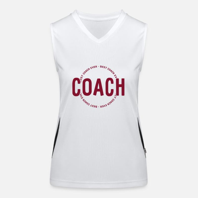 Best Coach Ever - Trainer - Training Funktionelles Kontrast-Tank Top für Frauen