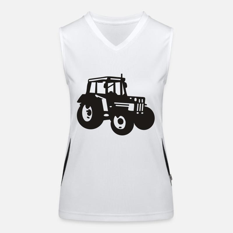 Traktor / Trekker Funktionelles Kontrast-Tank Top für Frauen