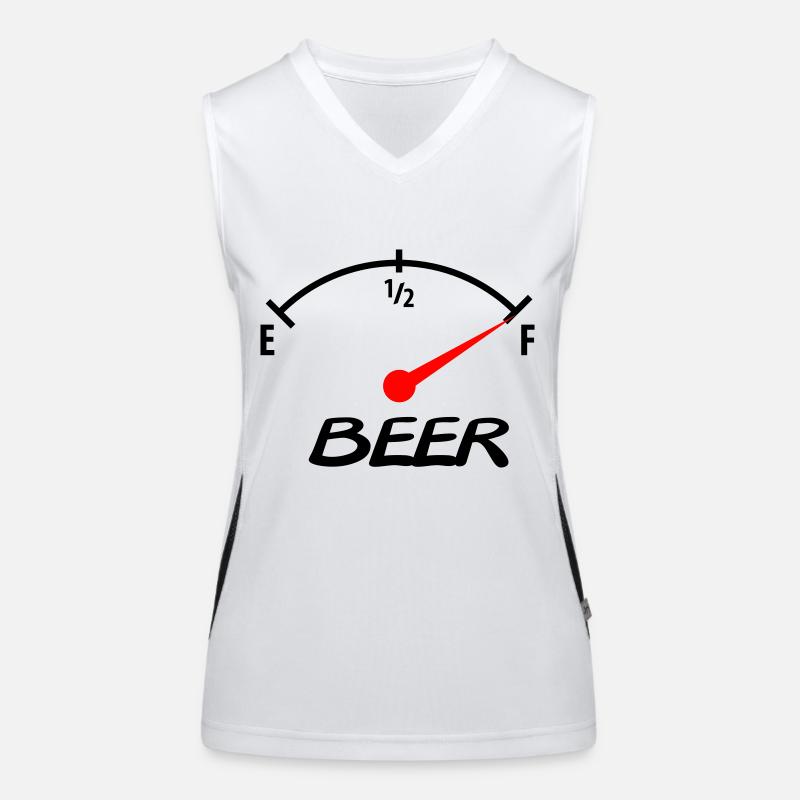 beer Funktionelles Kontrast-Tank Top für Frauen