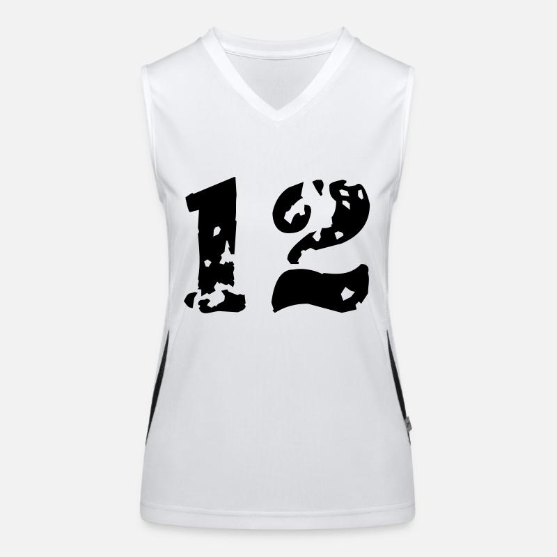 12 Funktionelles Kontrast-Tank Top für Frauen