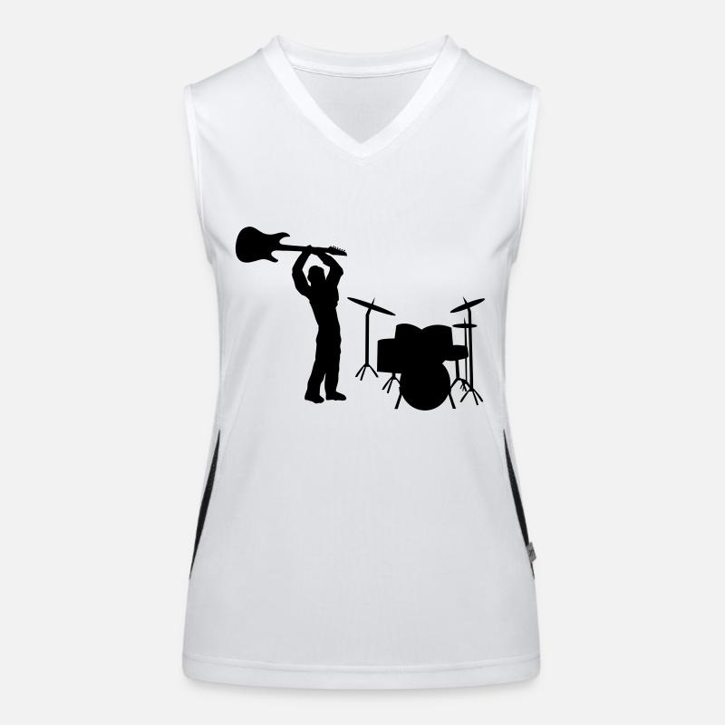 rocker Débardeur respirant contrasté Femme