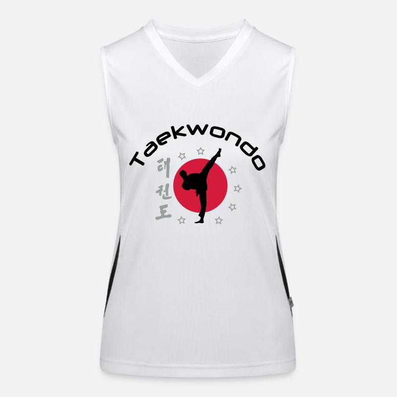 taekwondo_3 Funktionelles Kontrast-Tank Top für Frauen