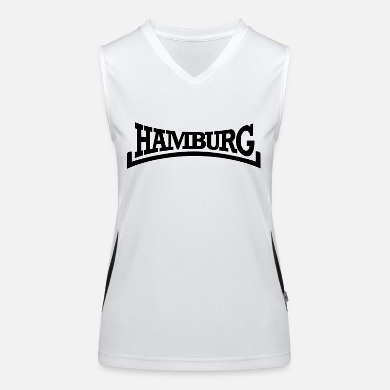 Hamburg Style Funktionelles Kontrast-Tank Top für Frauen