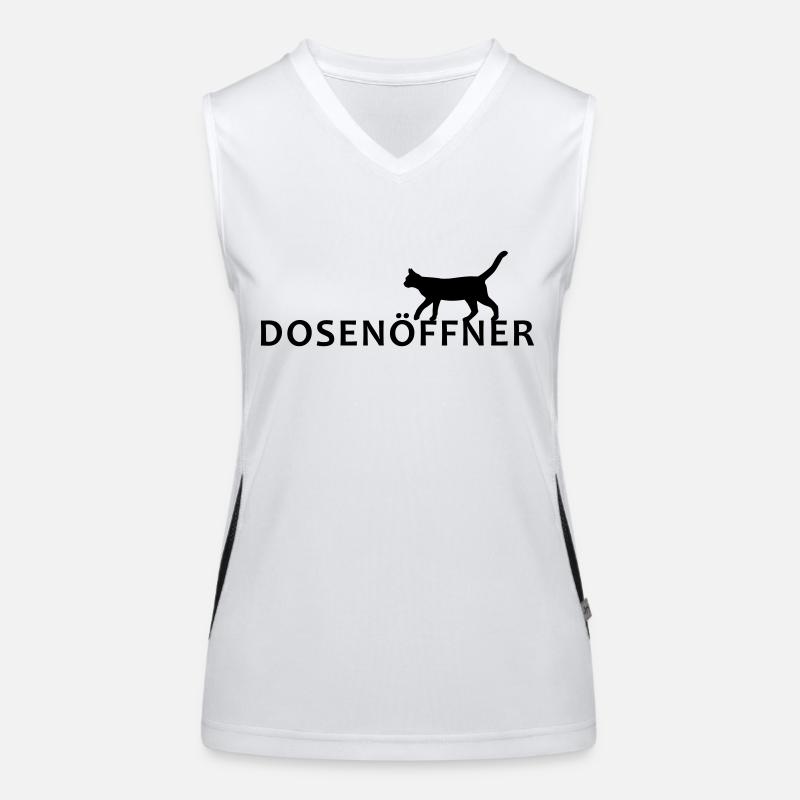 Dosenöffner Funktionelles Kontrast-Tank Top für Frauen