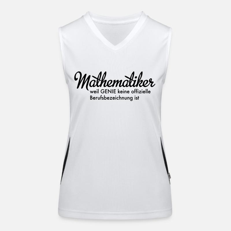 Mathematiker Funktionelles Kontrast-Tank Top für Frauen