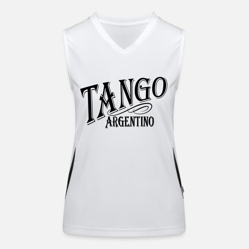 Tango Argentino Funktionelles Kontrast-Tank Top für Frauen