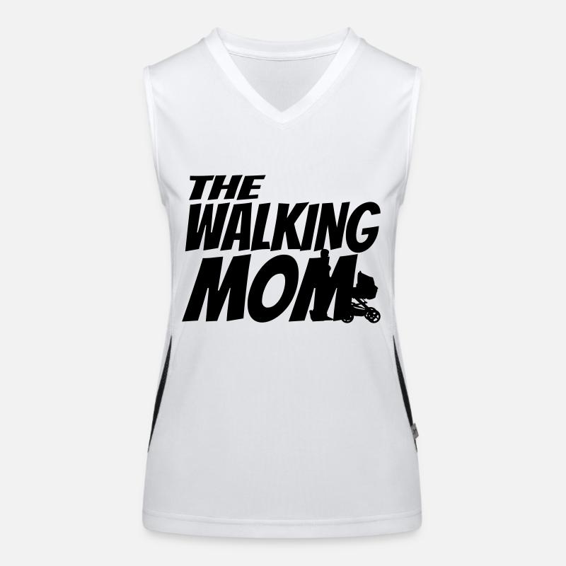 THE WALKING MOM Women's Functional Contrast Tank Top