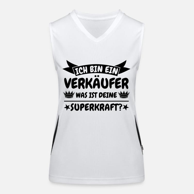 Verkäufer Funktionelles Kontrast-Tank Top für Frauen