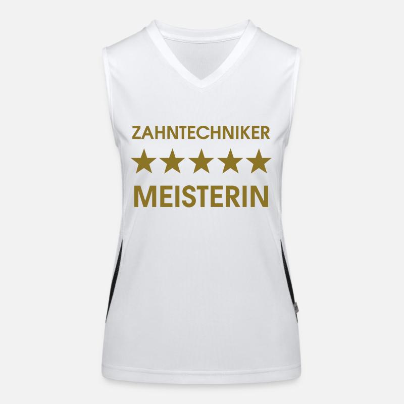 techniciens dentaires CONCIERGE Débardeur respirant contrasté Femme