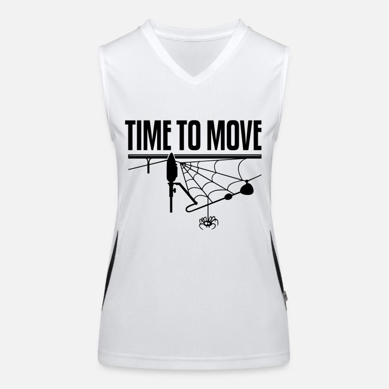 TIME TO MOVE Funktionelles Kontrast-Tank Top für Frauen