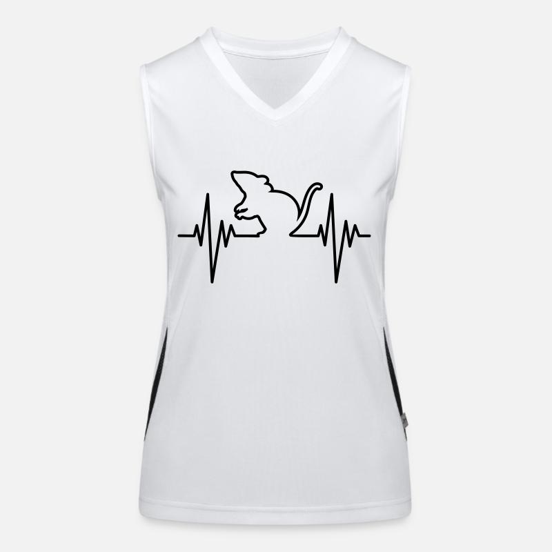 Souris Pulse Débardeur respirant contrasté Femme