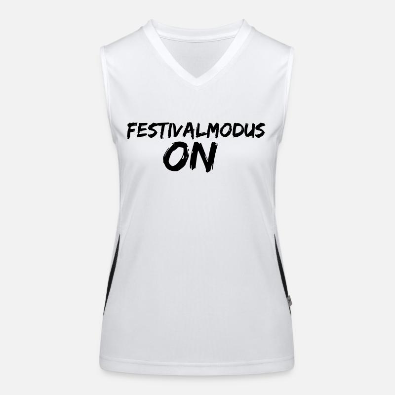 festivalmodus ON Funktionelles Kontrast-Tank Top für Frauen