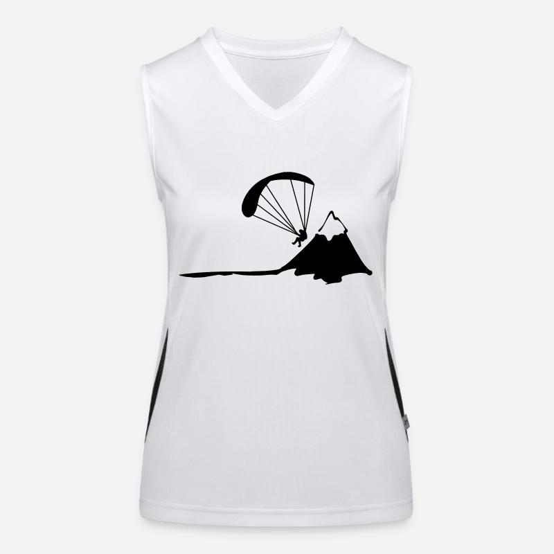paragliding Women's Functional Contrast Tank Top