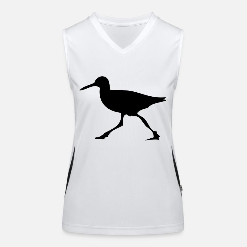 Exécution d'oiseau Débardeur respirant contrasté Femme