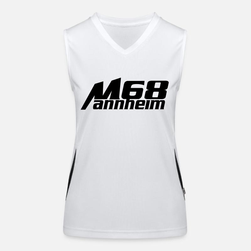 mannheim 68, Mannheim Funktionelles Kontrast-Tank Top für Frauen