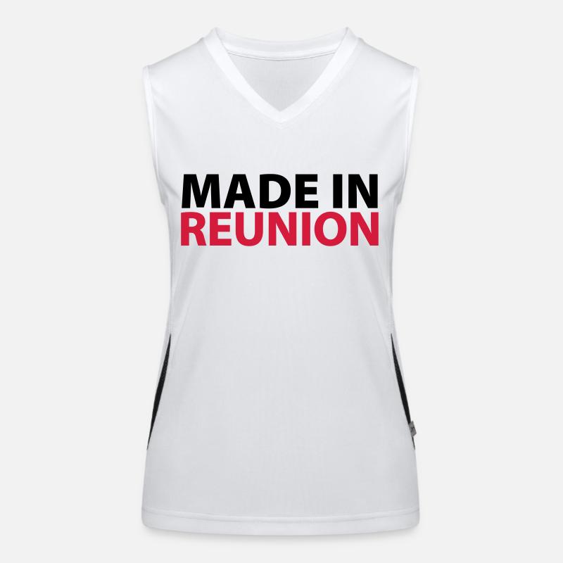 Made in reunion Débardeur respirant contrasté Femme
