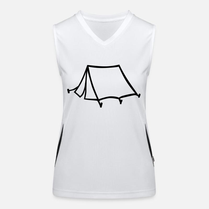 Zelt Funktionelles Kontrast-Tank Top für Frauen