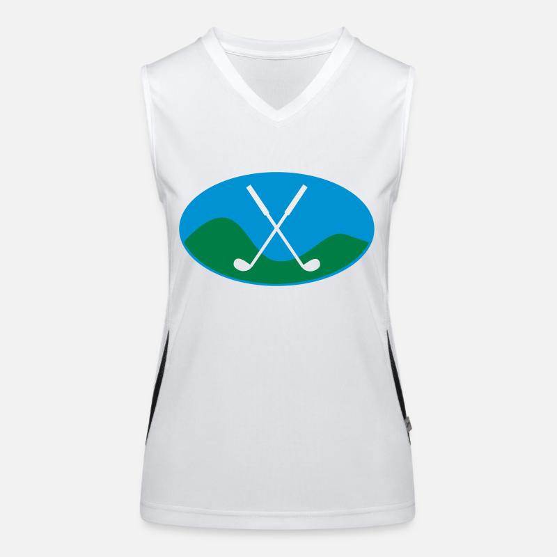 golf Funktionelles Kontrast-Tank Top für Frauen