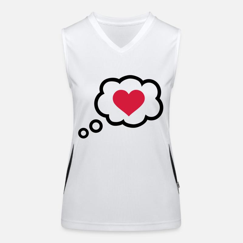 Speech bubble Women's Functional Contrast Tank Top