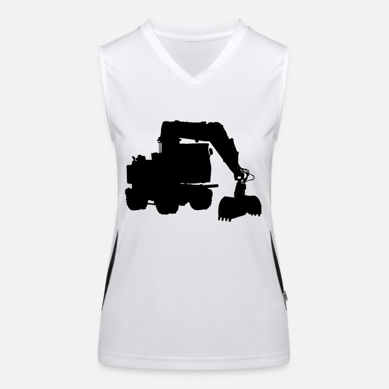 Bagger Funktionelles Kontrast-Tank Top für Frauen