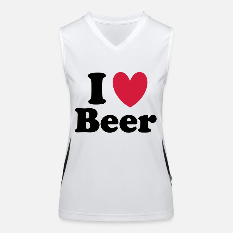 Beer Funktionelles Kontrast-Tank Top für Frauen