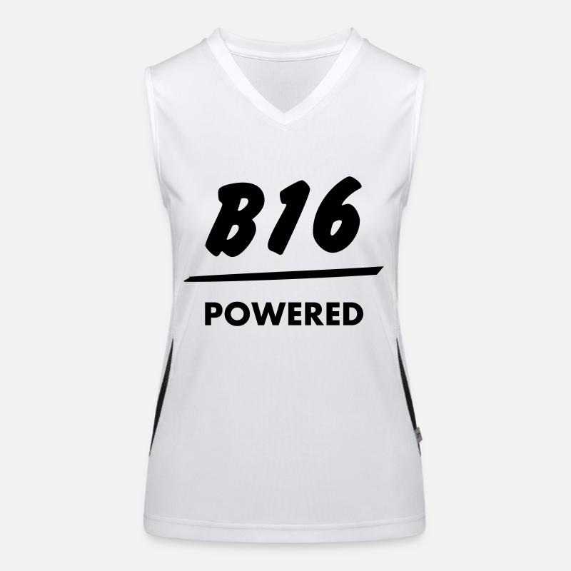 JDM T Engine powered B16 | T-shirts JDM Funktionelles Kontrast-Tank Top für Frauen