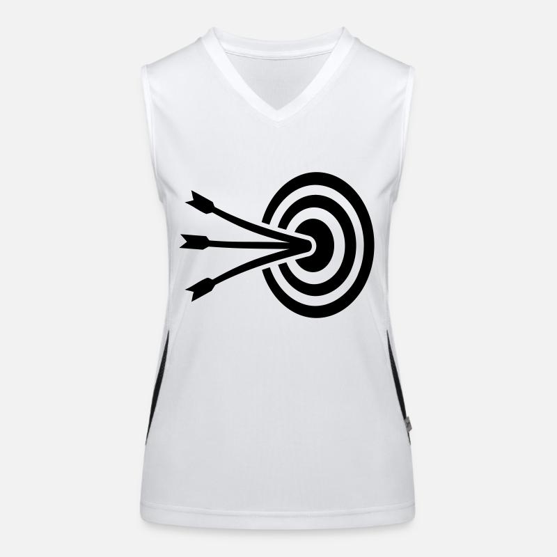 Bogenschießen Funktionelles Kontrast-Tank Top für Frauen