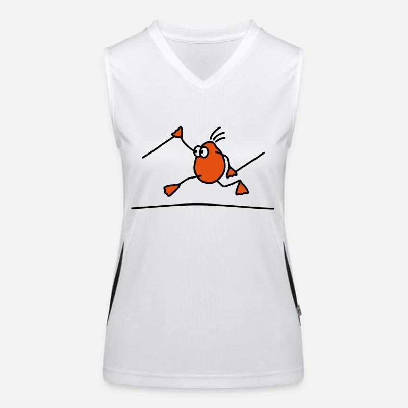 Walking running - V2 Funktionelles Kontrast-Tank Top für Frauen