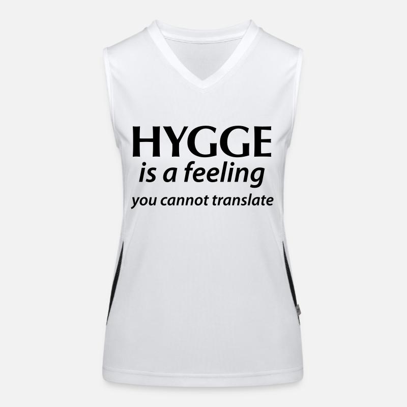 Hygge is a Feeling You cannot translate Glück Yes! Women's Functional Contrast Tank Top