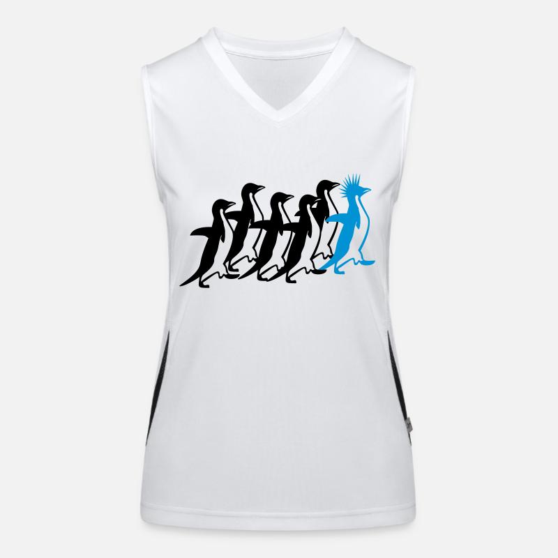 Penguins Pack Women's Functional Contrast Tank Top