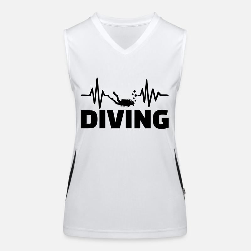Diving Women's Functional Contrast Tank Top
