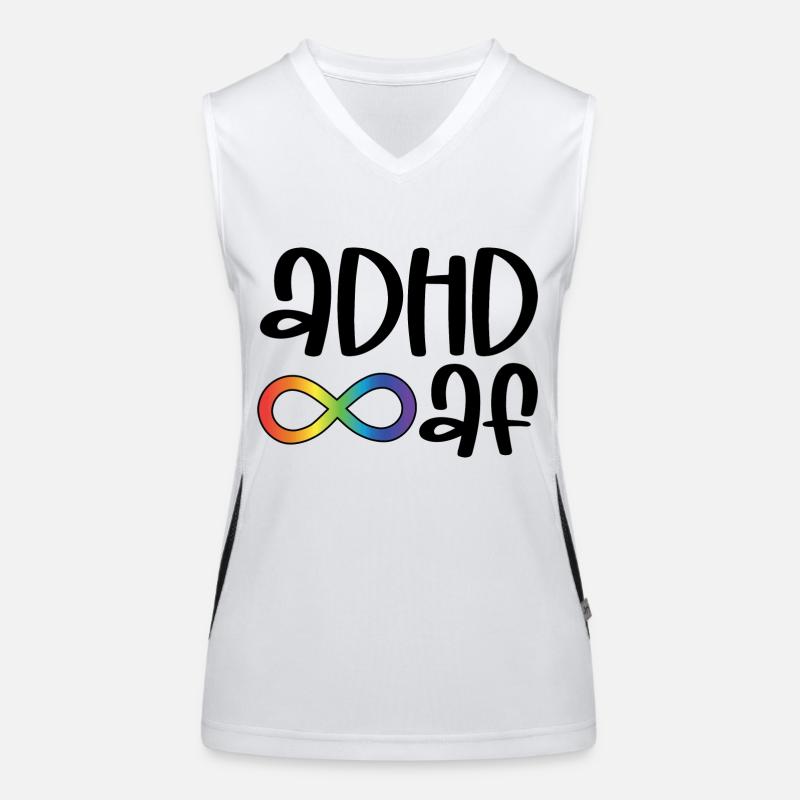 ADHS Funktionelles Kontrast-Tank Top für Frauen