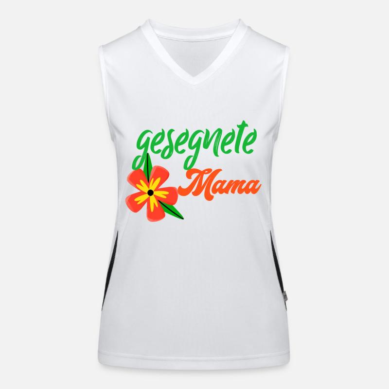 Gesegnete Mama Funktionelles Kontrast-Tank Top für Frauen