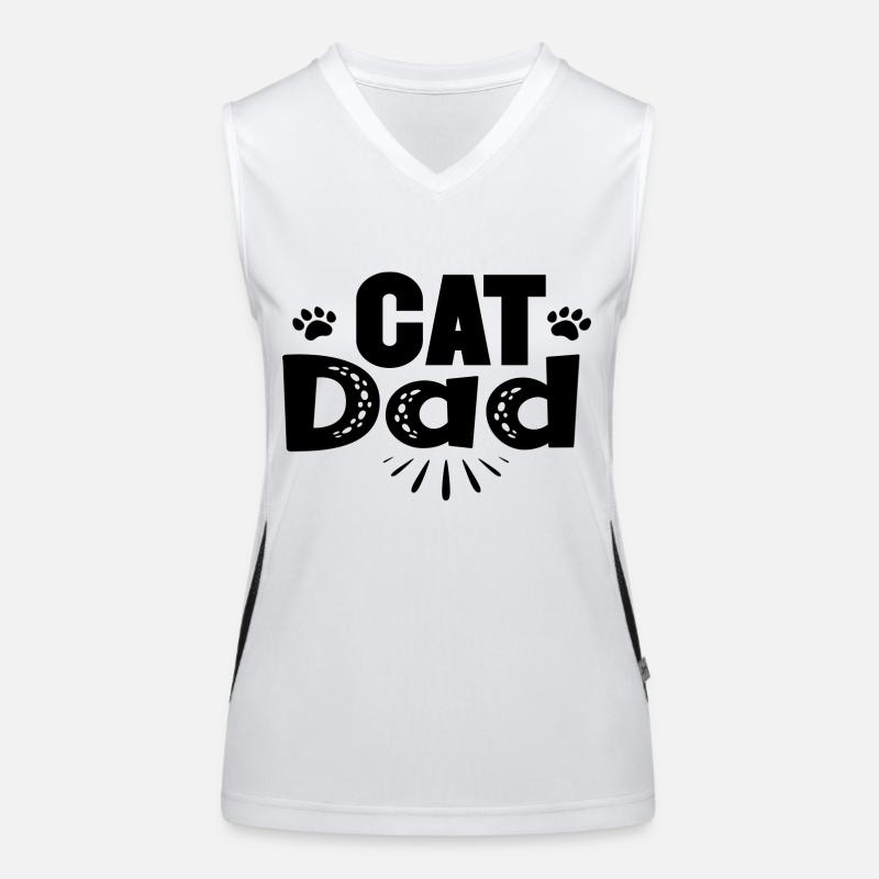 Chat Papa Débardeur respirant contrasté Femme