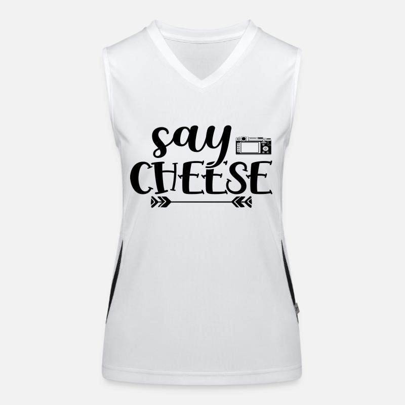 Dites fromage Débardeur respirant contrasté Femme