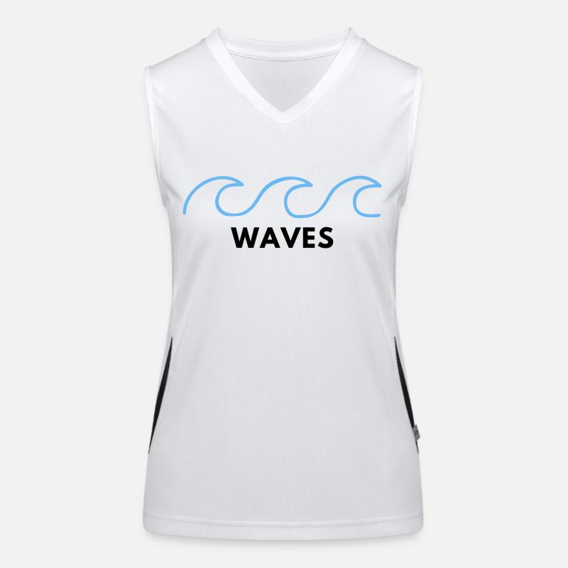 WAVES Funktionelles Kontrast-Tank Top für Frauen