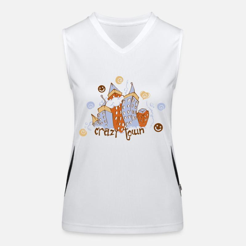Crazy Town Funktionelles Kontrast-Tank Top für Frauen
