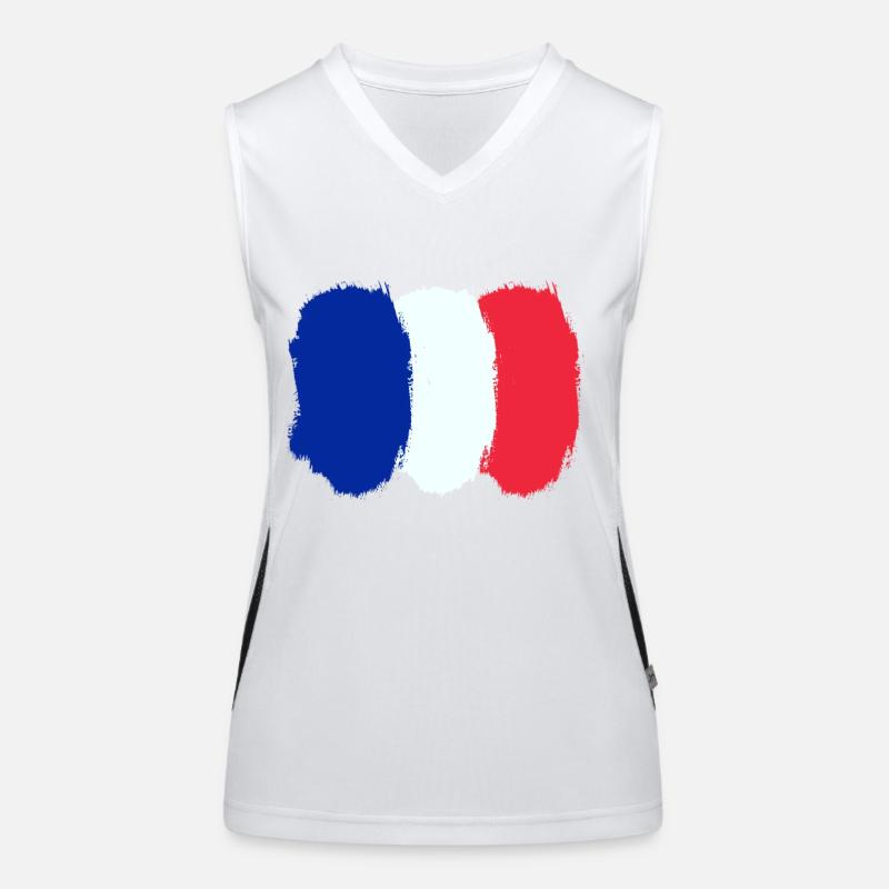 Frankreich Funktionelles Kontrast-Tank Top für Frauen