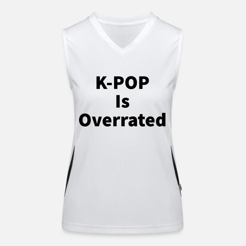 Coréen Débardeur respirant contrasté Femme