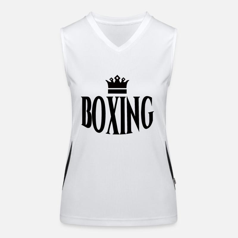 Boxing Funktionelles Kontrast-Tank Top für Frauen