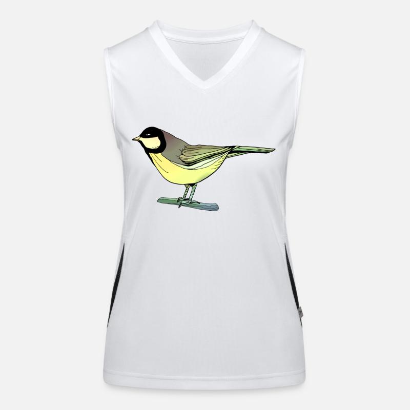 Fågel Funktionell kontrasttanktopp för damer