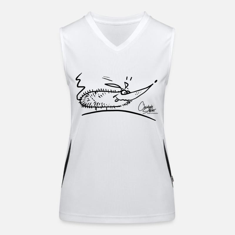 Lustige Töle Funktionelles Kontrast-Tank Top für Frauen