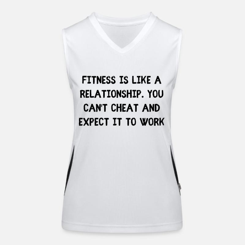 Relation de remise en forme Débardeur respirant contrasté Femme