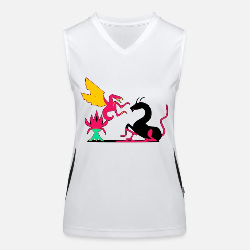 Der Kampf Funktionelles Kontrast-Tank Top für Frauen