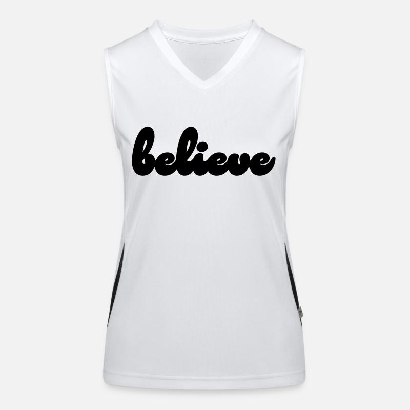 believe Women's Functional Contrast Tank Top