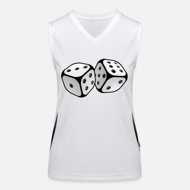 boardgame chess backgammon game night Funktionelles Kontrast-Tank Top für Frauen