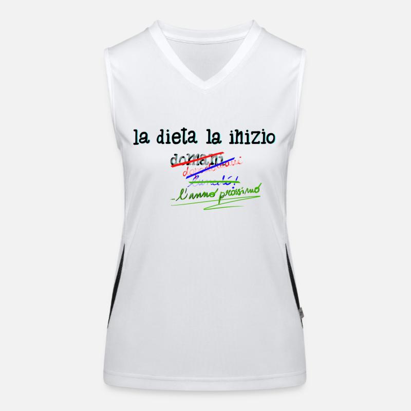 Start the diet Women's Functional Contrast Tank Top