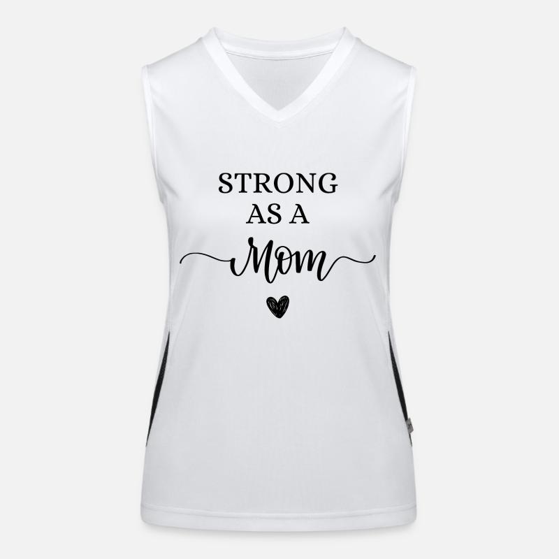 Stark als Mutter Funktionelles Kontrast-Tank Top für Frauen